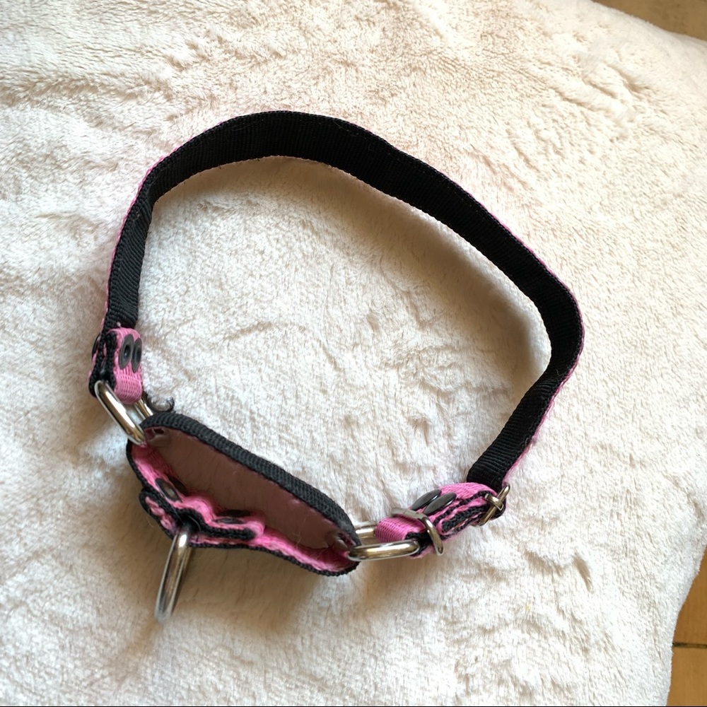 Dog collar Martingale Medium pink/black - Picture 6 of 9